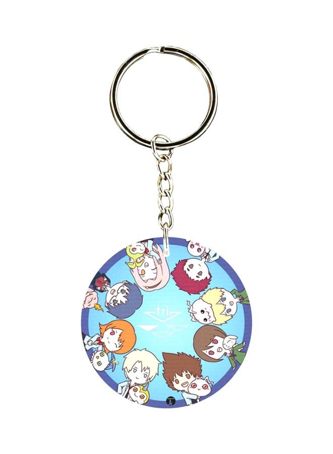 BP Anime Digimon Double Side Printed Keychain