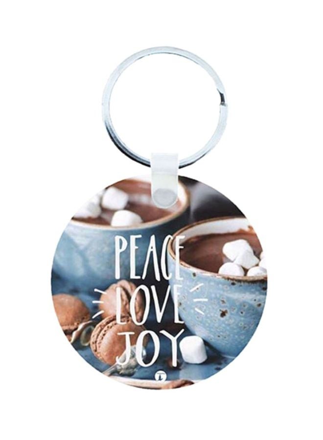 BP English Phrases Printed Keychain