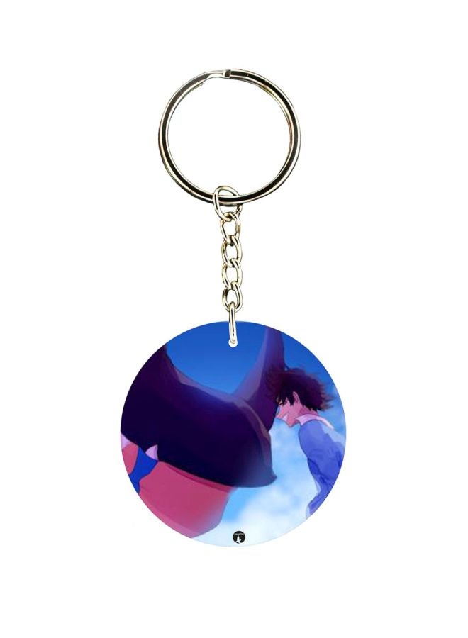 BP Anime Digimon Double Side Printed Keychain