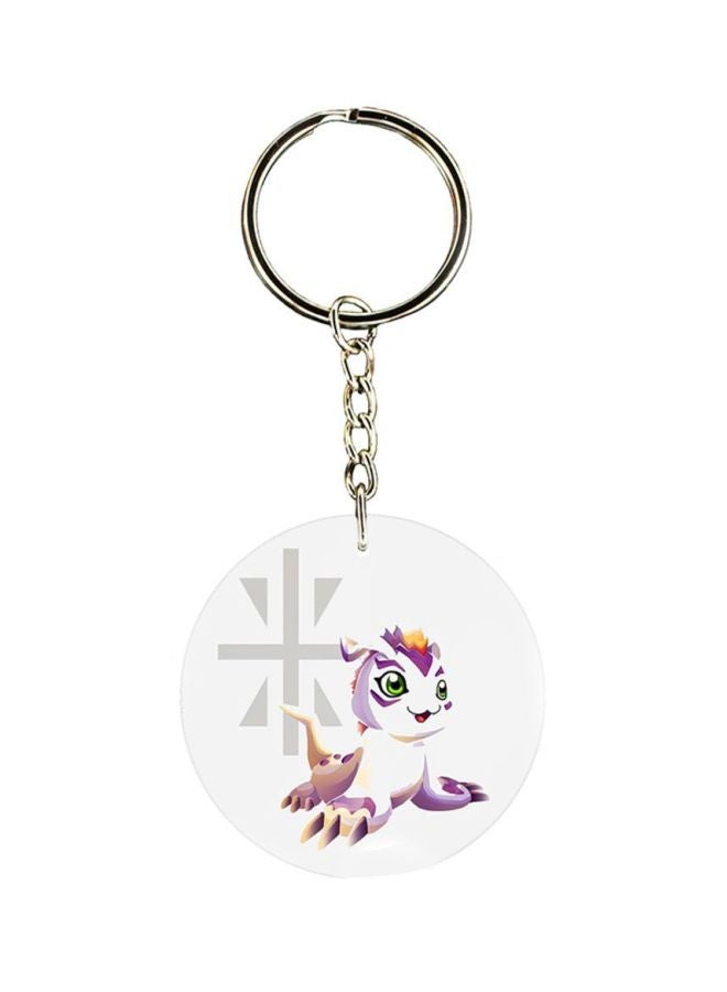 BP Digimon Printed Plastic Keychain