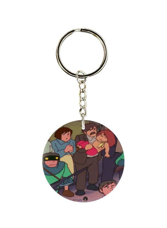 بي بي ميدالية مفاتيح بطبعة مسلسل الرسوم المتحركة "Adnan And Lina"