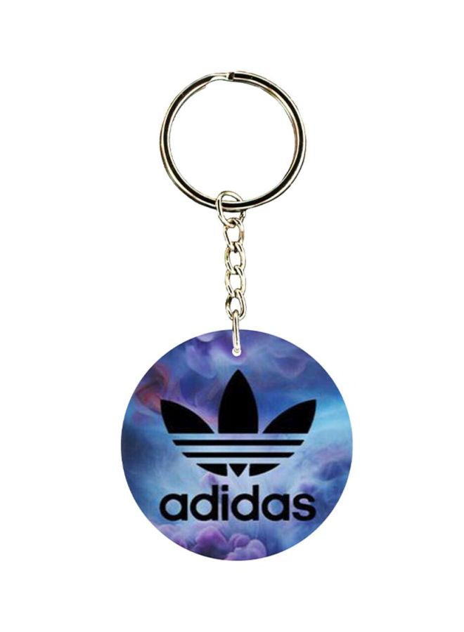 بي بي سلسلة مفاتيح مطبوع عليها شعار أديداس