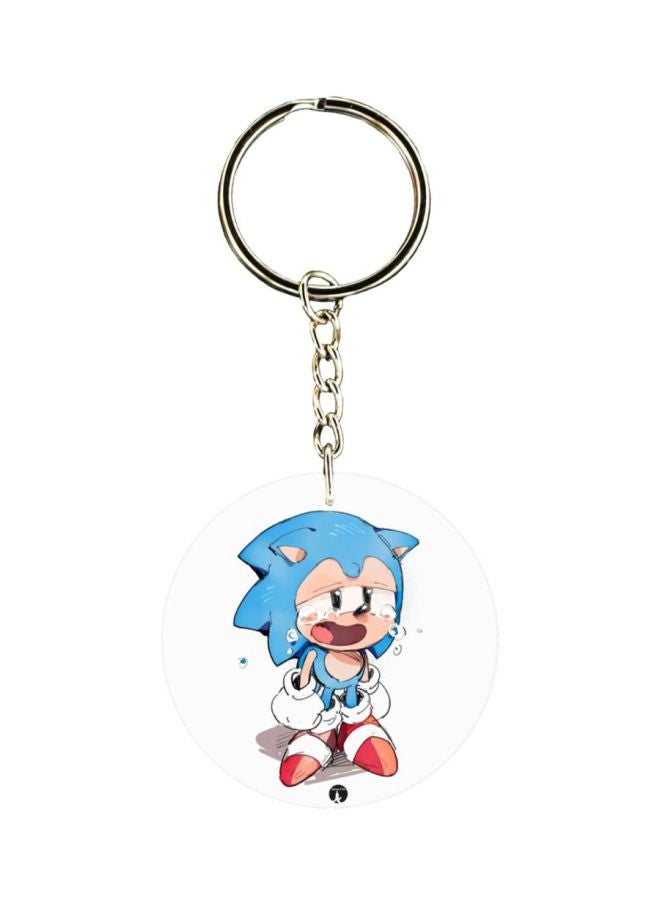 BP Sonic Printed Keychain