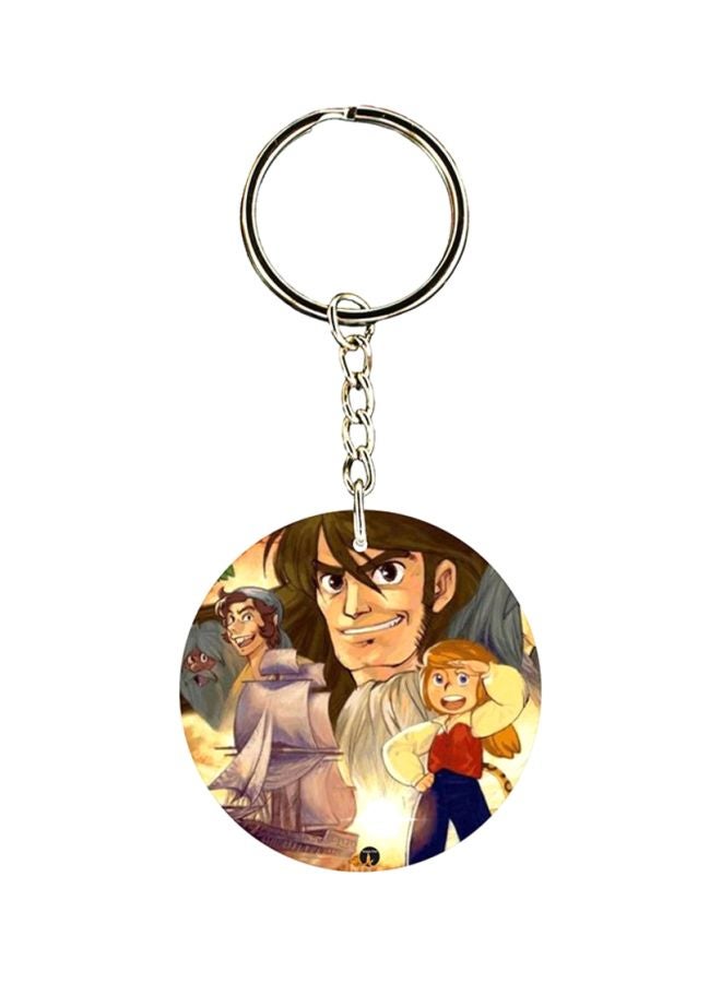 BP Anime Jazerat Alknz Printed Plastic Keychain
