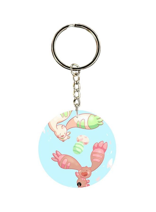 BP Anime Digimon Printed Plastic Keychain