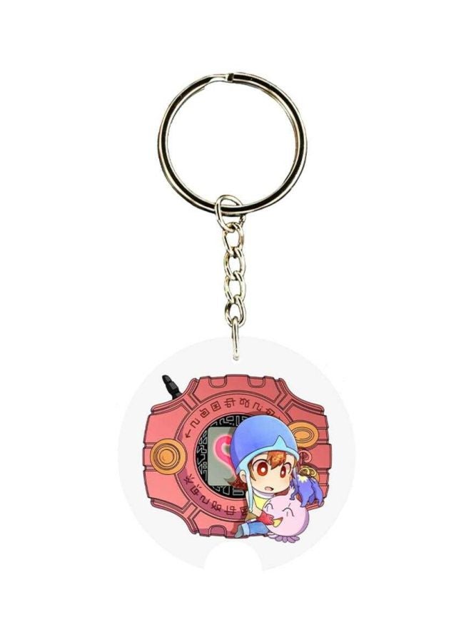 BP Anime Digimon Printed Plastic Keychain