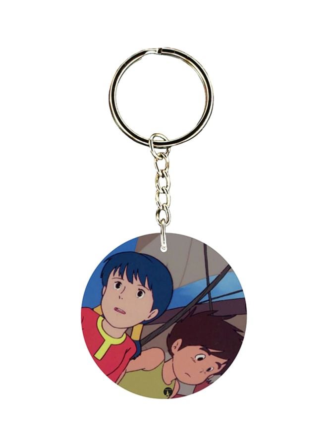 BP Adnan And Lina Anime Printed Plastic Keychain