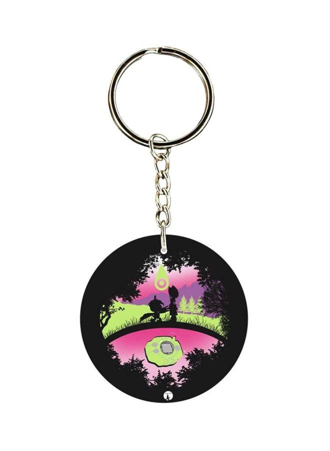 BP Anime Digimon Printed Plastic Keychain