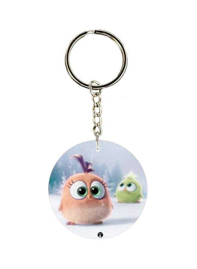 BP Angry Birds Printed Keychain
