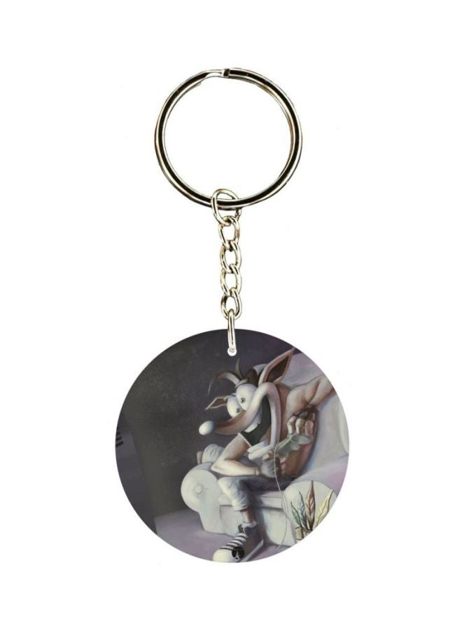 BP Crash Bandicoot Printed Keychain