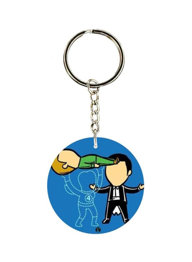 BP Invisible Woman Printed Keychain