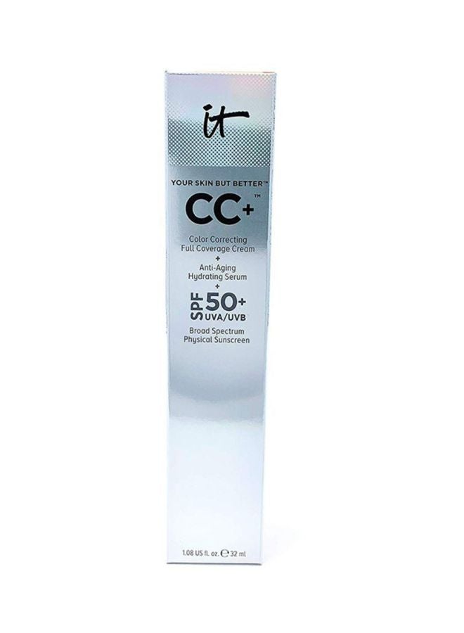 IT COSMETICS CC+ Full Coverage Cream SPF 50+ Light Medium - Image 4
