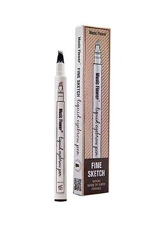 Music Flower Liquid Eyebrow Pen Chestnut  - Image 1