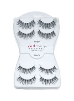 Red Cherry Pack Of 4 False Eyelashes 415  - Image 1