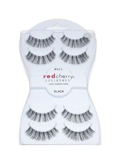 Red Cherry Pack Of 4 False Eyelashes 523  - Image 1