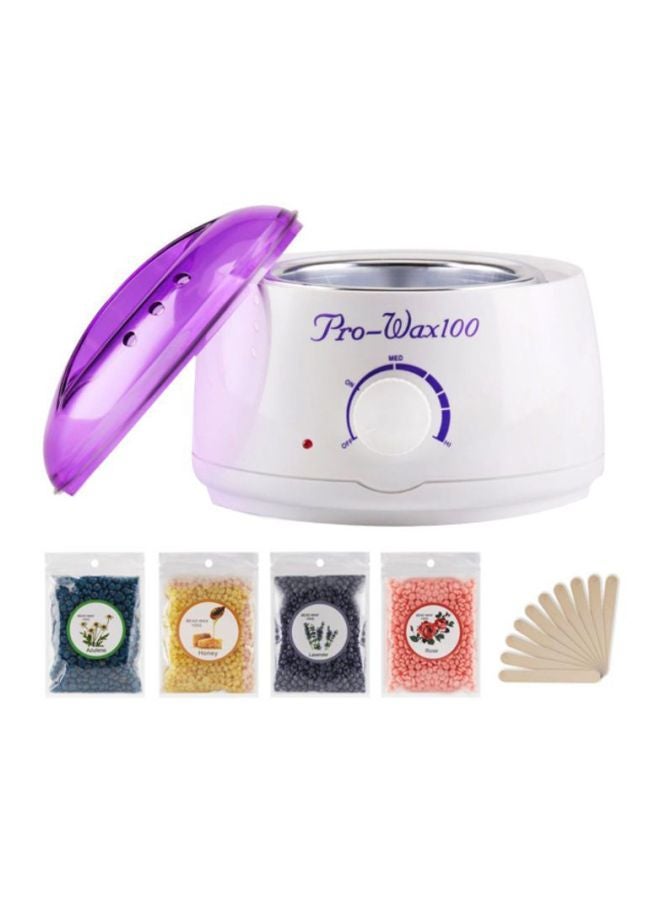 Pro-Wax100 Professional Electric Waxing Kit White/Purple - Image 1