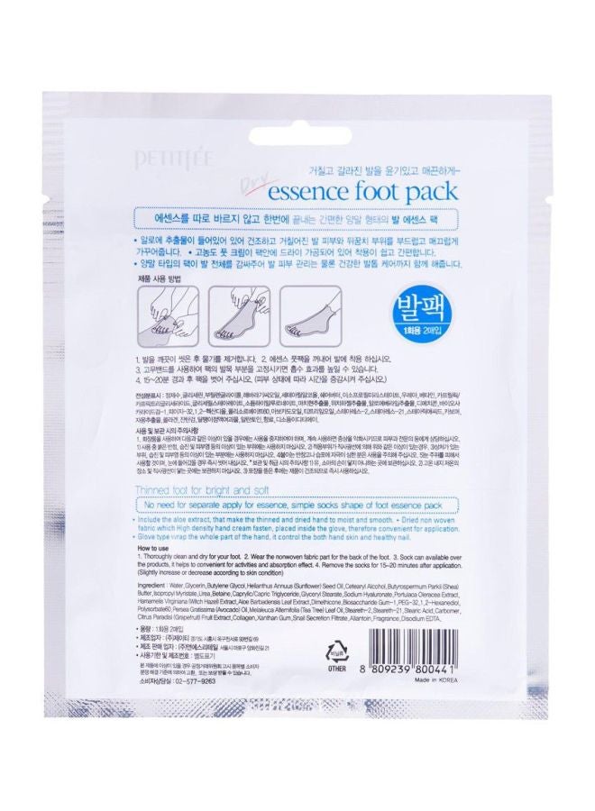 Petitfee Pair Of Dry Essence Foot Pack - Image 3