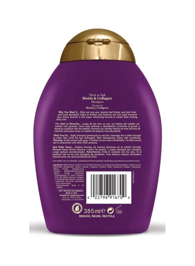 Ogx Thick And Full Biotin And Collagen Shampoo 385ml  - Image 2