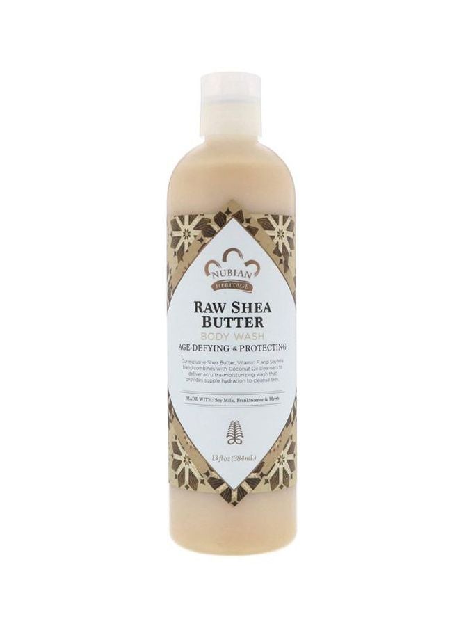 Nubian Heritage Raw Shea Butter Body Wash 384ml - Image 1