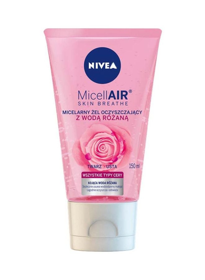 Nivea Pack Of 2 Micellair Skin Breathe Rose Water Face Wash 150ml - Image 2
