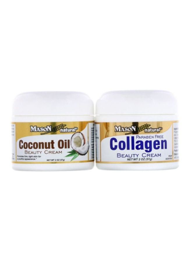 Mason Natural Coconut Oil With Collagen Beauty Cream 114grams - Image 1