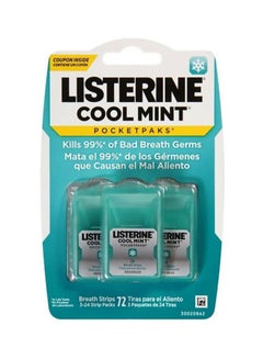 Pack Of 3 Cool Mint Pocketpaks Breath Strips - v1599038847/N33570300A_1