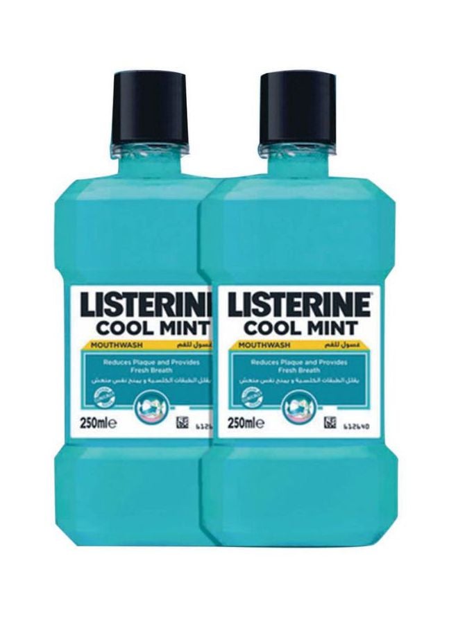 Listerine 2-Piece Cool Mint Mouthwash Set 2 x 250ml  - Image 1