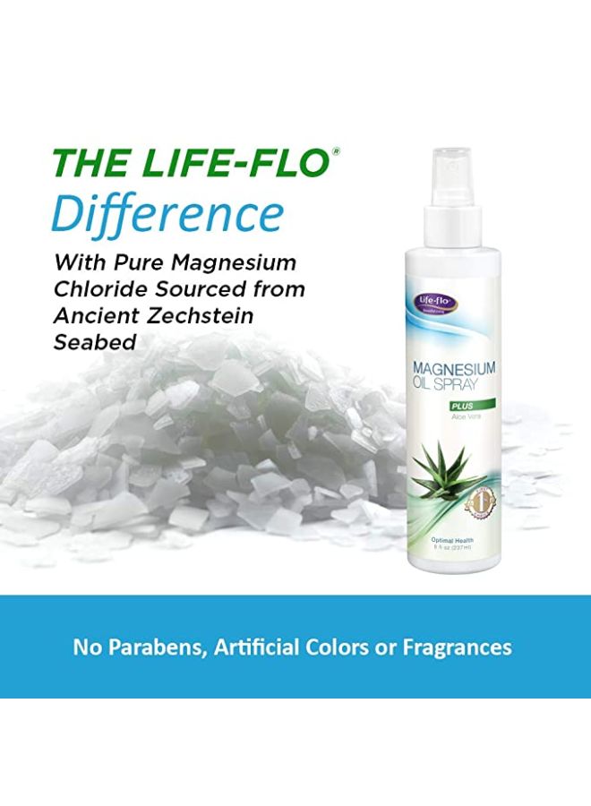 Life-flo - Beautiful Living Magnesium Plus Aloe Vera Oil Spray 237ml - Image 1