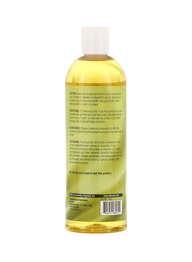 Life-flo Natural Living Cold Pressed Pure Avocado Oil 473ml  - Image 2