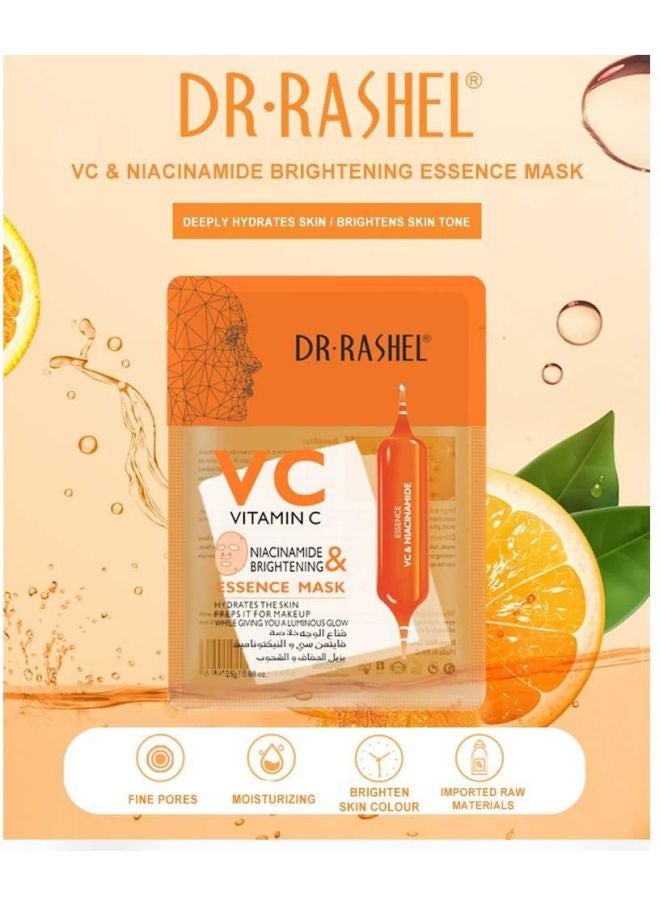 DR. RASHEL - Vitamin-C And Niacinamide And Brightening Essence Mask 25grams - Image 1
