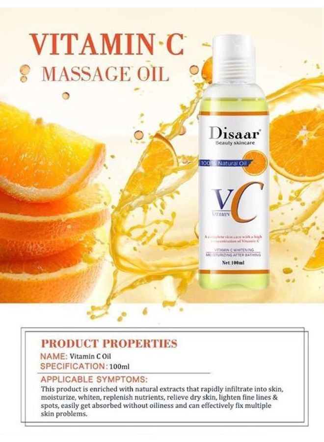 Disaar Natural Vitamin-C Whitening And Moisturizing Oil Serum 100ml  - Image 2