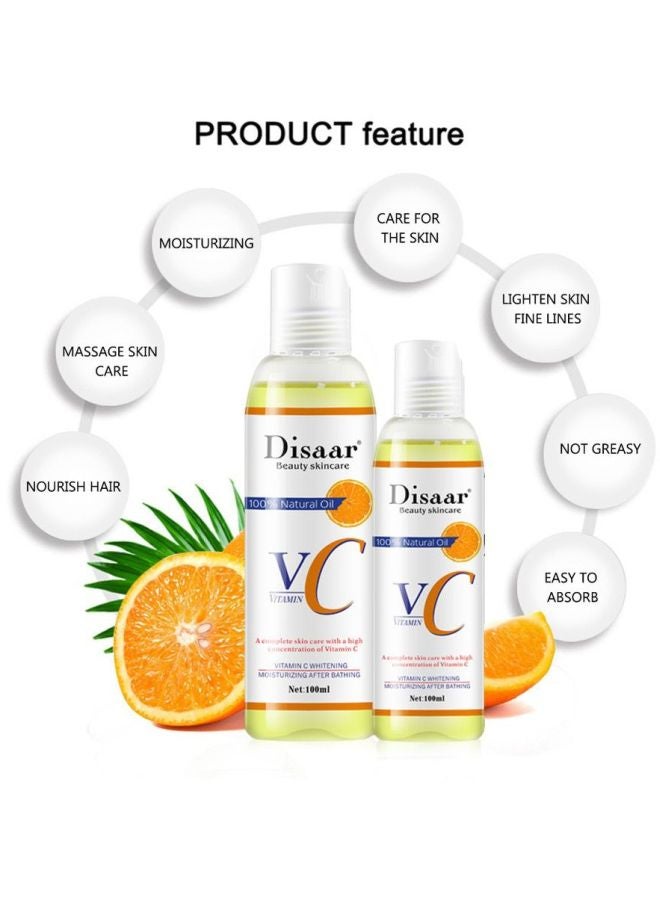 Disaar Natural Vitamin-C Whitening And Moisturizing Oil Serum 100ml  - Image 4