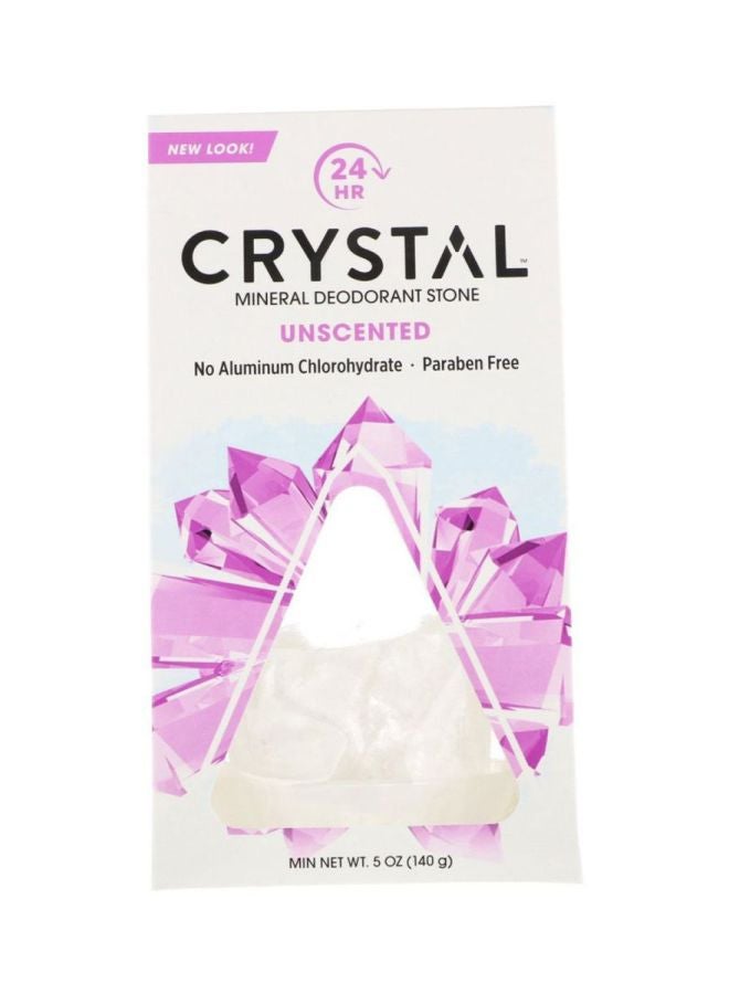 Crystal - Unscented Mineral Deodorant Stone 140grams - Image 1