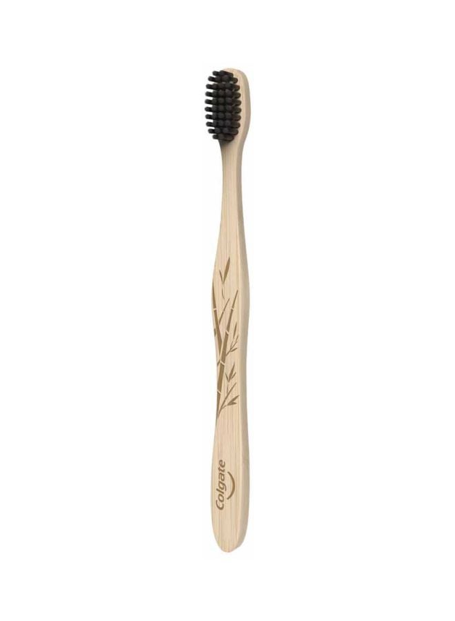 Colgate - Soft Bamboo Toothbrush Beige/Black - Image 1