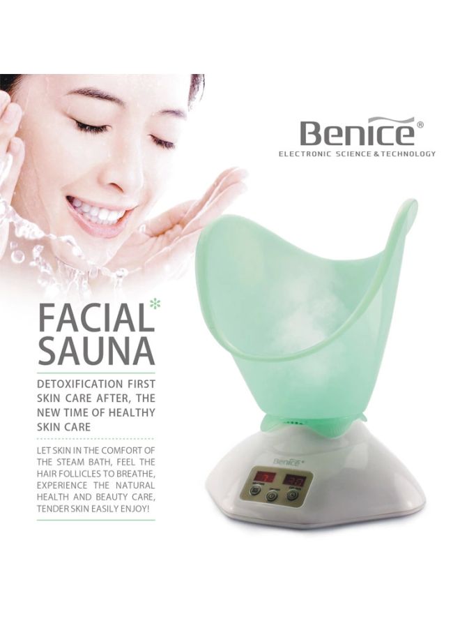 Facial Steam Cleaner White/Green - https://f.nooncdn.com/p/v1599038985/N33655668A_2.jpg?format=jpg&width=original