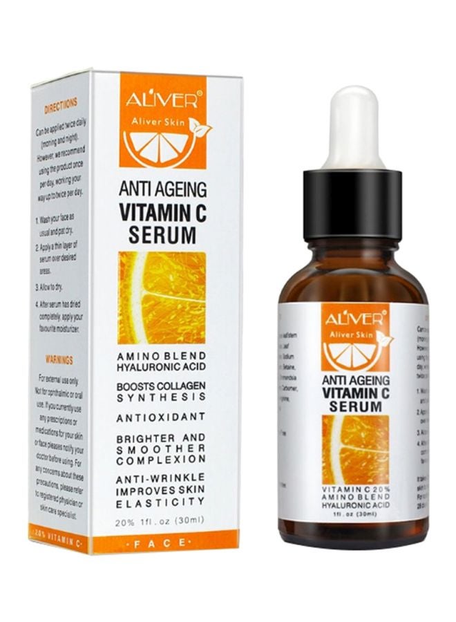 ALIVER Anti Ageing Vitamin-C Face Serum 30ml - Image 1