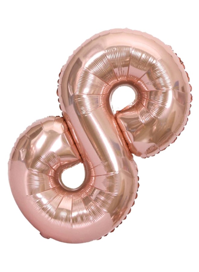 Cool Baby Number 8 Shaped Aluminium Foil Party Balloons 40inch - Image 2