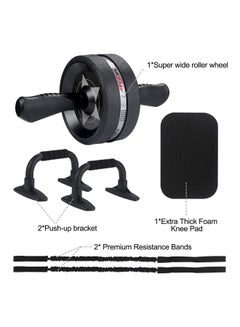 Rock Pow Enter Sports Ab Roller Wheel 7-in-1 For Men Women Abdominal Exercise 12.6 x 8.4 x 4.2 iinch 12.6 x 8.4 x 4.2 iinch  - Image 2