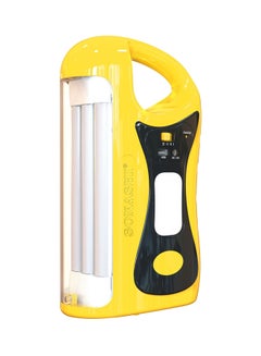 Rechargeable Emergency Camping Lantern with Side Bright LED  Continuous Working for 50 Hours with Solar Charge and Power Bank Function  LED Lanterns for all your Outdoors SEL-721 Yellow/Black/White