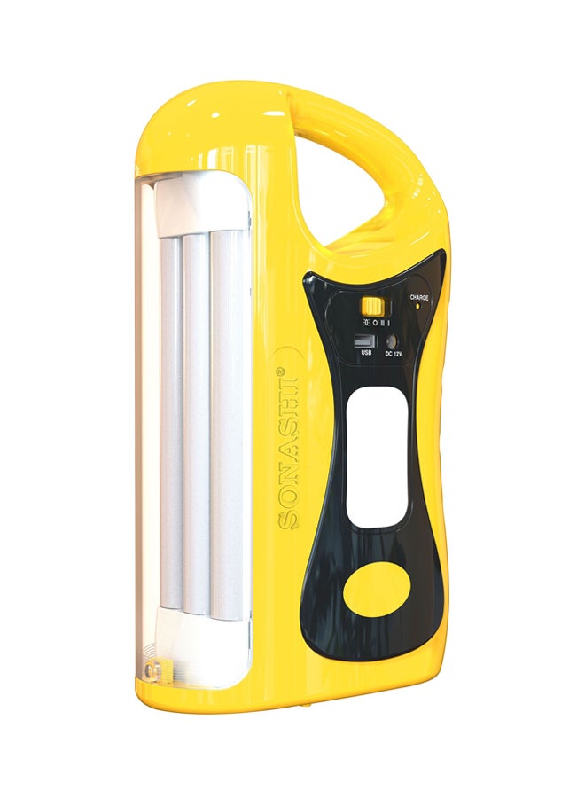 SONASHI - Rechargeable Emergency Camping Lantern with Side Bright LED  Continuous Working for 50 Hours with Solar Charge and Power Bank Function  LED Lanterns for all your Outdoors SEL-721 Yellow/Black/White - Image 1