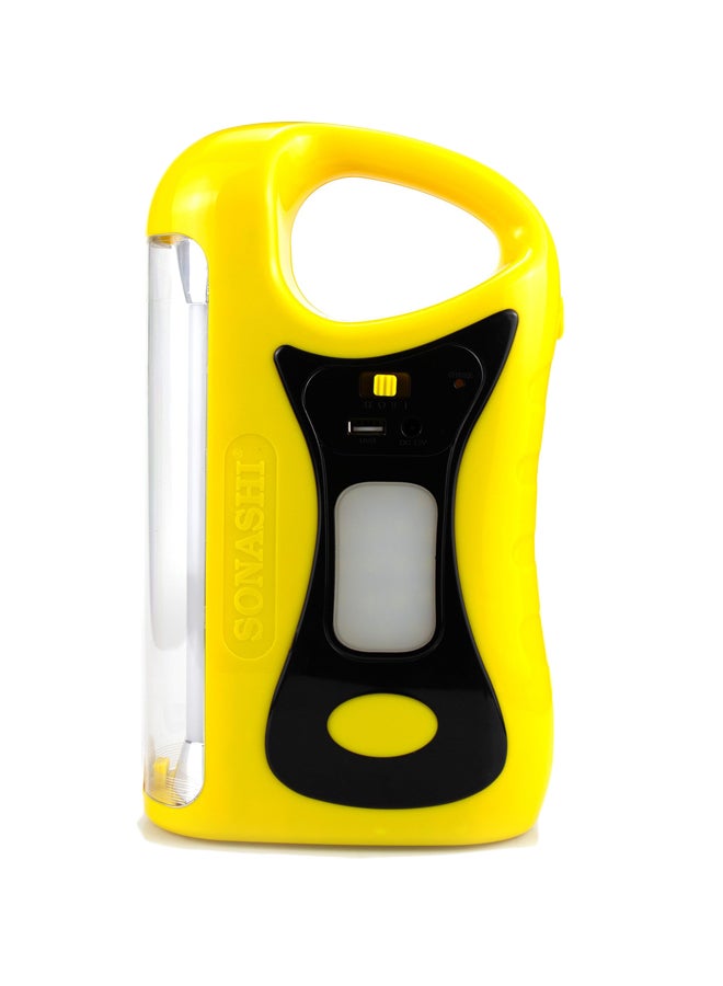 SONASHI - Rechargeable Emergency Camping Lantern with Side Bright LED  Continuous Working for 50 Hours with Solar Charge and Power Bank Function  LED Lanterns for all your Outdoors SEL-721 Yellow/Black/White - Image 1