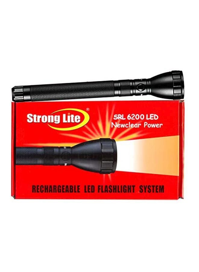 Strong Lite Rechargeable LED Flashlight Black 207mm 