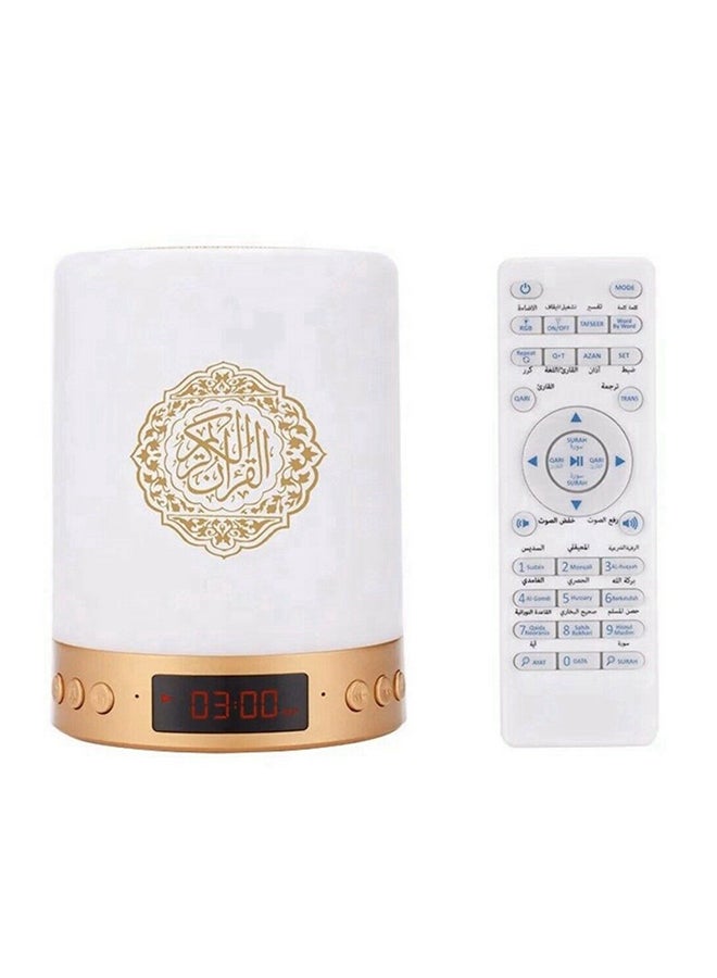 Quran LED Lamp Bluetooth Speaker With Remote Multicolour - v1599049689/N39926245A_1