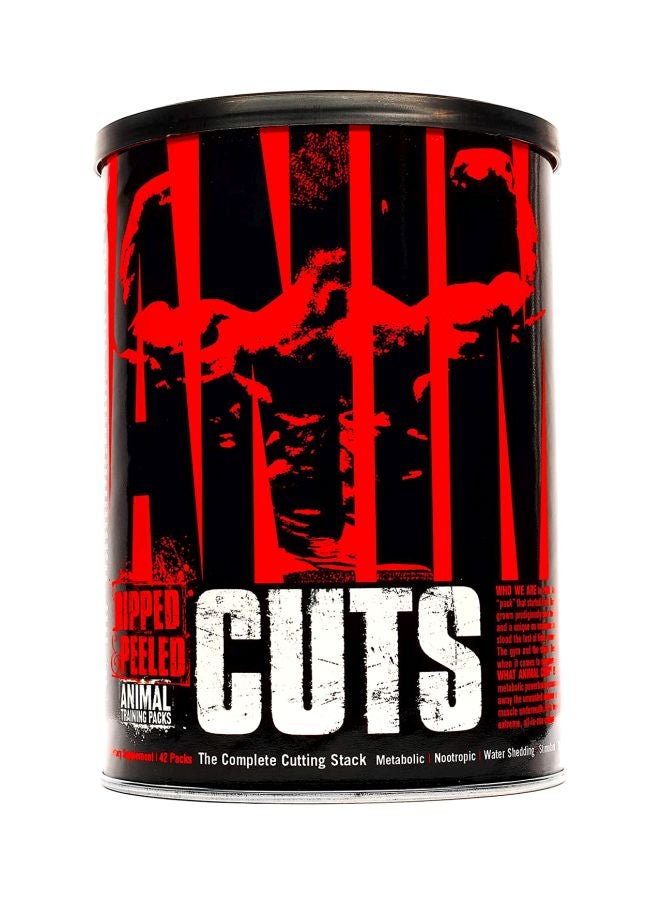 UNIVERSAL NUTRITION Animal Cuts, Ripped Peeled, 42 Packs  - Image 1