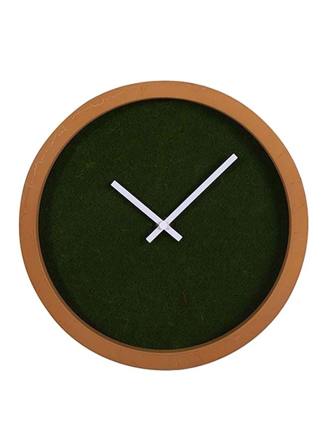 PAN emirates Wood Analog Wall Clock Brown/Beige 25.5x4.5cm  - Image 1