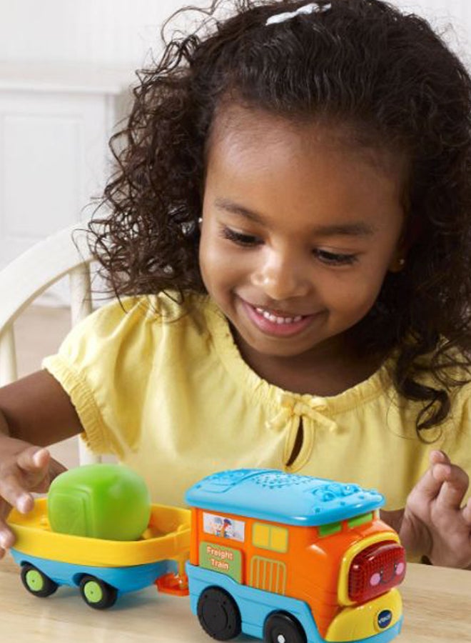 vtech Go Go Smart Wheels Motorized Freight Train With Cargo Car Multicolour - Image 5