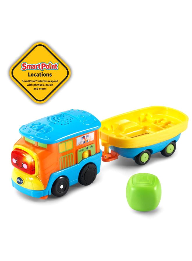 vtech Go Go Smart Wheels Motorized Freight Train With Cargo Car Multicolour - Image 4