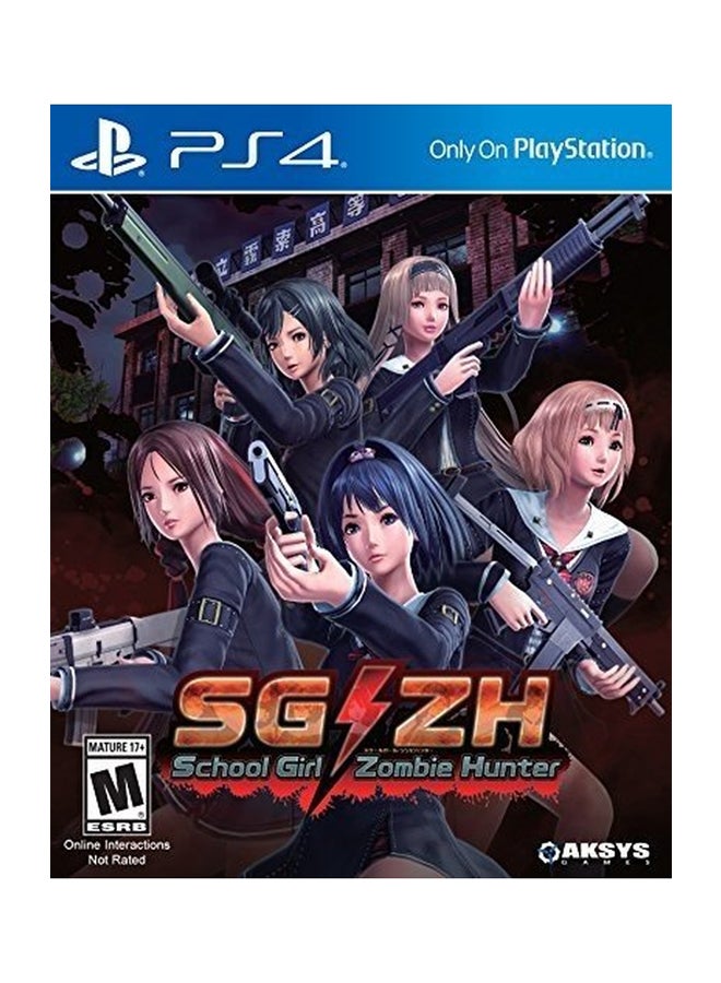Aksys Games School Girl Zombie Hunter (Intl Version) - action_shooter - playstation_4_ps4  - Image 1