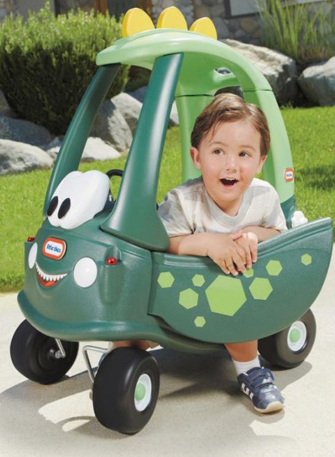 little tikes - Cozy Coupe Dino Ride-On Toy 29.5x16.5x36inch - Image 1