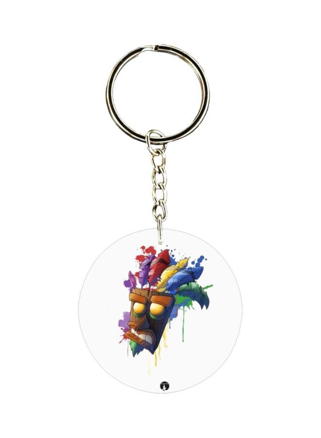 BP Crash Printed Plastic Keychain